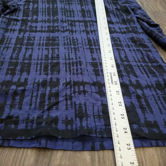 Vince Women's T-Shirt Top Size XS Multicolor Cotton Long Sleeves Round Neck - Picture 5 of 7